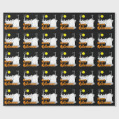 ハロウィーンDIY ラッピングペーパー (フラット)