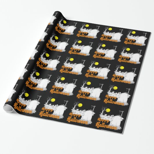ハロウィーンDIY ラッピングペーパー (アンロールド)