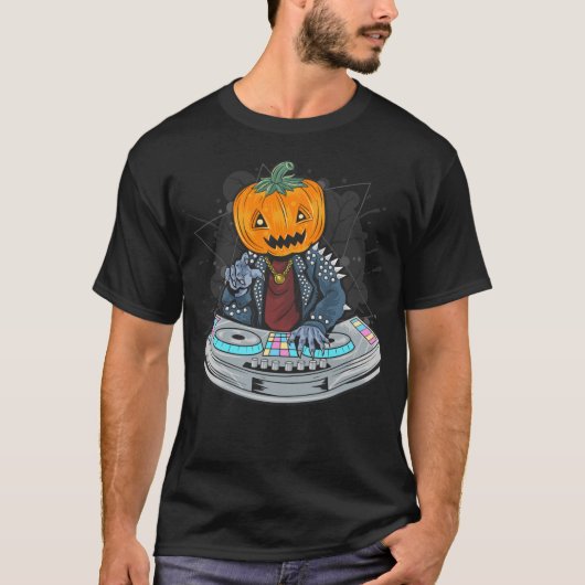 ハロウィーンDJ Tシャツ (正面)