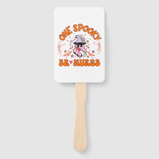 ハロウィーンER看護師 – One Spooky ER看護師、スケルトン ハンドファン (正面)