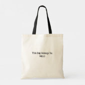 ハロウィーンheyブー幽霊キッズキャンディトートバッグ トートバッグ (裏面)