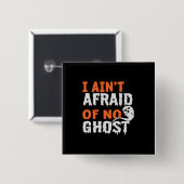 ハロウィーンIアイントノー幽霊誕生日 缶バッジ (正面&裏面)
