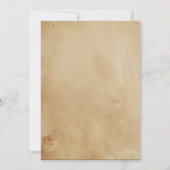 ハロウィーンI詩 招待状 (裏面)