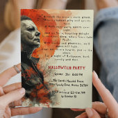 ハロウィーンI詩 招待状