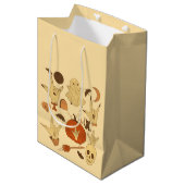 ハロウィーンILY - ASLデザイン ミディアムペーパーバッグ (正面アングル)