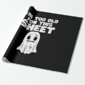 ハロウィーンImは古すぎてこのシート幽霊の衣装 ラッピングペーパー (アンロールド)