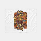 ハロウィーンItはシーズン不気味誕生日 フリースブランケット (正面(横))