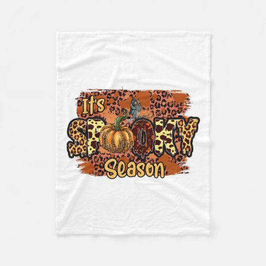 ハロウィーンItはシーズン不気味誕生日 フリースブランケット (正面)