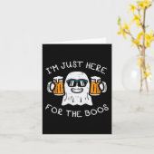 ハロウィーンJust Here Boos幽霊おもしろい衣装M カード (黄色い花)