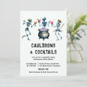 ハロウィーンOfficeパーティービジネスミ企業のキサ 招待状 (スタンド正面)