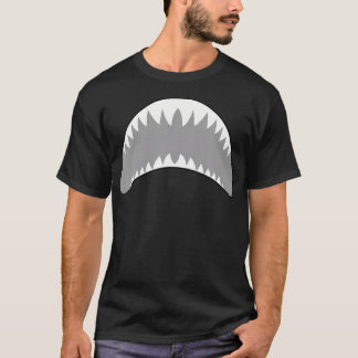 ハロウィーンPaのサメ口の顎の怠惰な簡単衣装 Tシャツ