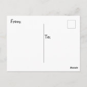 ハロウィーンPCOSが私をイライラさせる ポストカード (裏面)