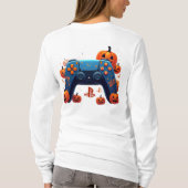 ハロウィーンPlayStationゲーム不気味- PS5 Witch Co Tシャツ (裏面)