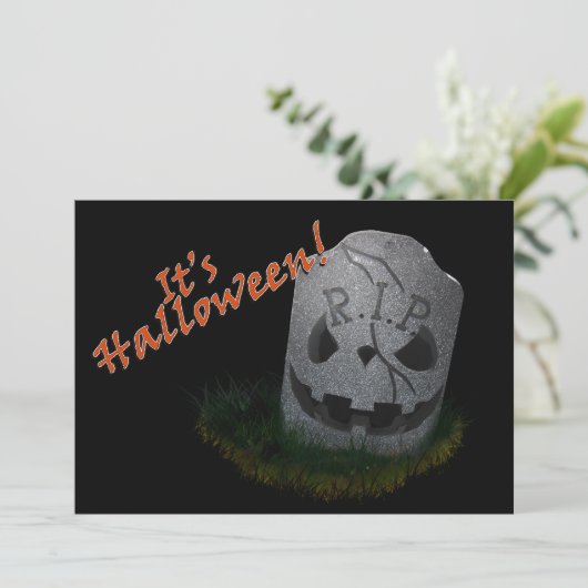 ハロウィーンRIP墓地の墓標 カード (スタンド正面)