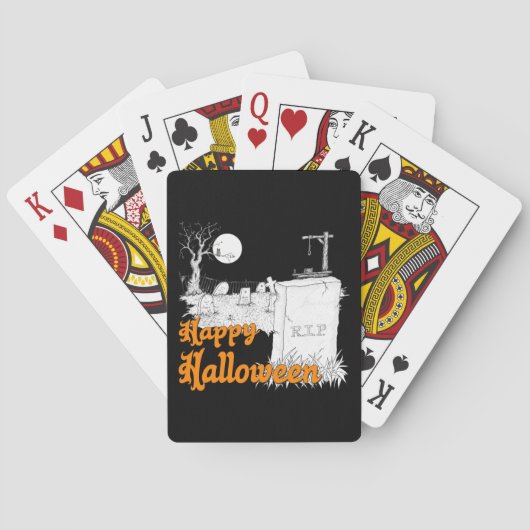 ハロウィーンRIP トランプ (裏面)