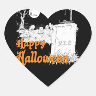 ハロウィーンRIP ハートシール