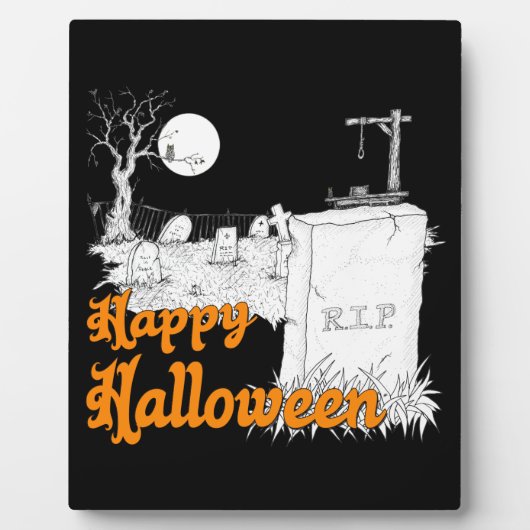 ハロウィーンRIP フォトプラーク (正面)