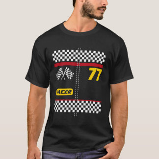 ハロウィーンS用レースカーのドライバー Tシャツ