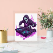 ハロウィーンSkeleton DJ アクリルサイン (ウェディング)