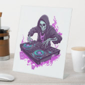 ハロウィーンSkeleton DJ 台座サイン (インサイチュ)