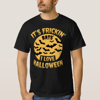 ハロウィーンTシャツが大好きなフリキンこうもり Tシャツ