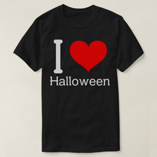 ハロウィーンTシャツが大好き Tシャツ (デザイン正面)
