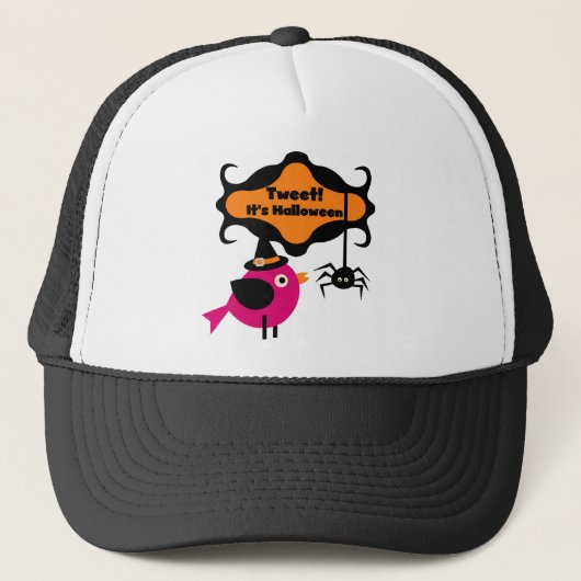 ハロウィーンTシャツとギフトをツイート キャップ (正面)