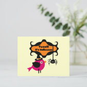 ハロウィーンTシャツとギフトをツイート ポストカード (スタンド正面)