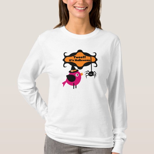 ハロウィーンTシャツとギフトをツイート Tシャツ (正面)