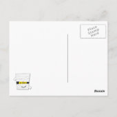 ハロウィーンTシャツとプレゼント ポストカード (裏面)