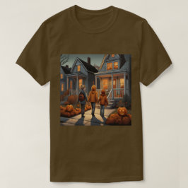 ハロウィーンTシャツのトリックまたはトリート Tシャツ