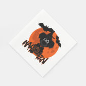 ハロウィーンTシャツドッグ スタンダードランチョンナプキン (角)