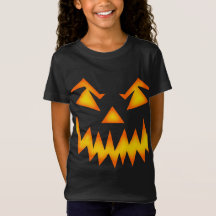 ハロウィーンTシャツ子供へ、カボチャ顔