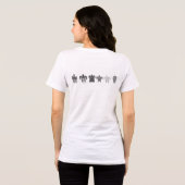 ハロウィーンtシャツ トライブレンドTシャツ (裏面全面)