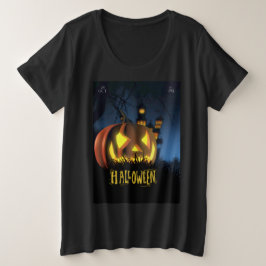 ハロウィーンTシャツ プラスサイズTシャツ