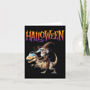 ハロウィーンTレックススケルトンライド カード