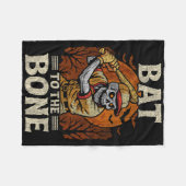 ハロウィーンT販売コスチューム – ハロウィーンスケルトンを販売 フリースブランケット (正面(横))