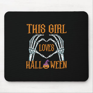 ハロウィーンthis Girl Loves Halloweens誕生日 マウスパッド
