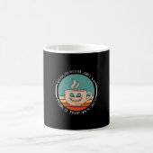 ハロウィーンTouchマイコーヒーと私はクリスマスを飲む コーヒーマグカップ (中央)