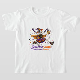ハロウィーンVIPスケルトンスクワッド グラフィック Tシャツ