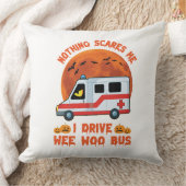 ハロウィーンWEE-WOOバスデザイン枕 クッション (ブランケット)