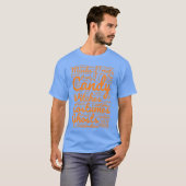 ハロウィーンWordcloudの友人 Tシャツ (正面フル)