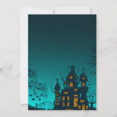 ハロウィ不気味ンキッズ衣装誕生パーティー 招待状 (裏面)