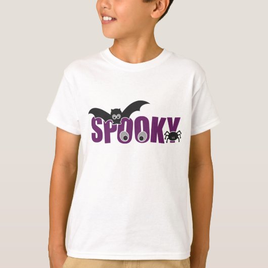 ハロウィ不気味ンパーソナライズされた Tシャツ (正面)