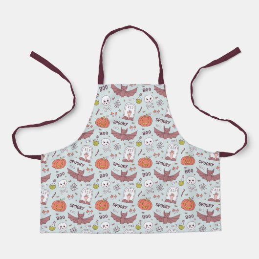 ハロウィ不気味ン エプロン (正面)