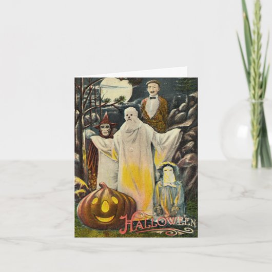 ハロウィ不気味ン カード (正面)