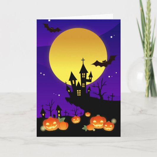 ハロウィ不気味ン カード (正面)