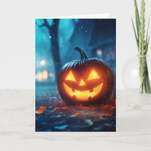ハロウィ不気味ン カード (正面)