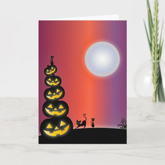 ハロウィ不気味ン カード (正面)