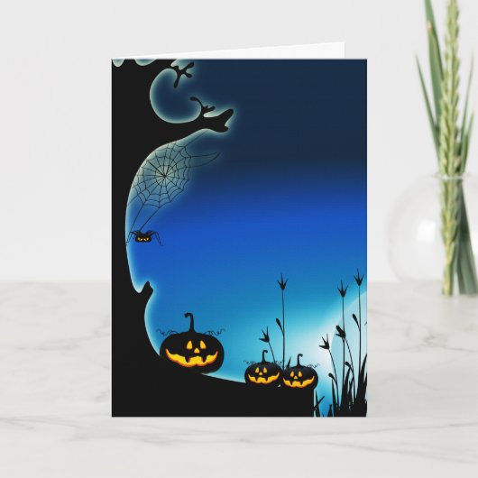 ハロウィ不気味ン カード (正面)